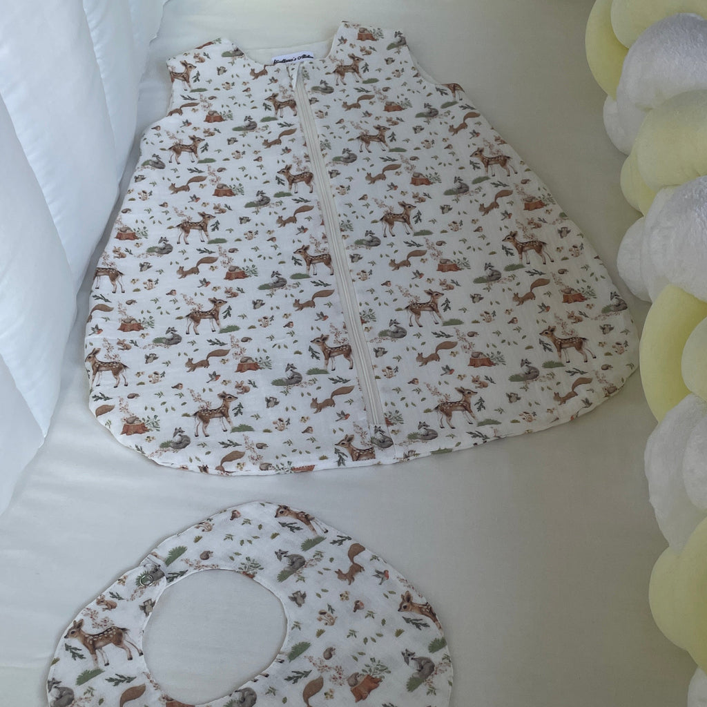 Baby Schlafsack aus Musselin – Größe 0 - 3 Monaten