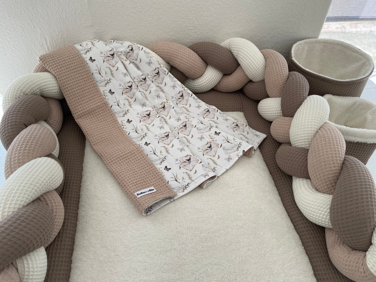 Handgemachte Babydecke nach Wunsch – leicht oder wattiert