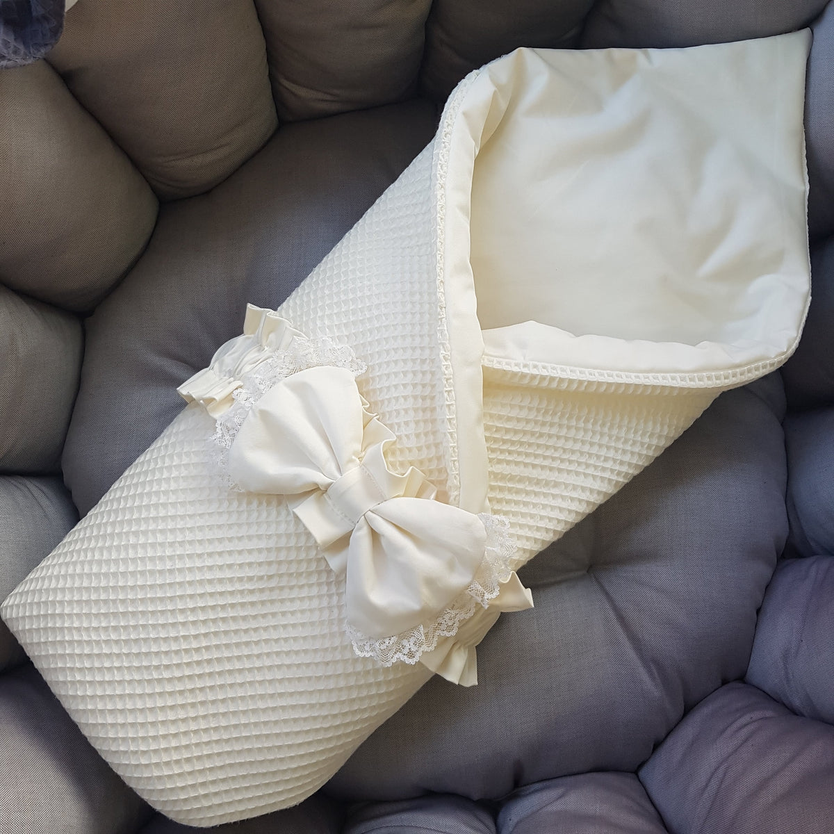 Handgemachte Babydecke nach Wunsch – leicht oder wattiert